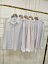 Women Stripes Summer See Through Shirts